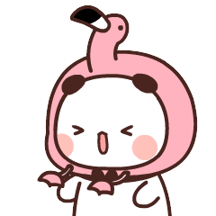 可爱萌萌哒的一二熊猫微信GIF动态表情包