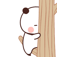 可爱萌萌哒的一二熊猫微信GIF动态表情包