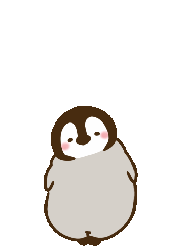 俏皮可爱的小企鹅微信动态表情包