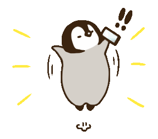 俏皮可爱的小企鹅微信动态表情包