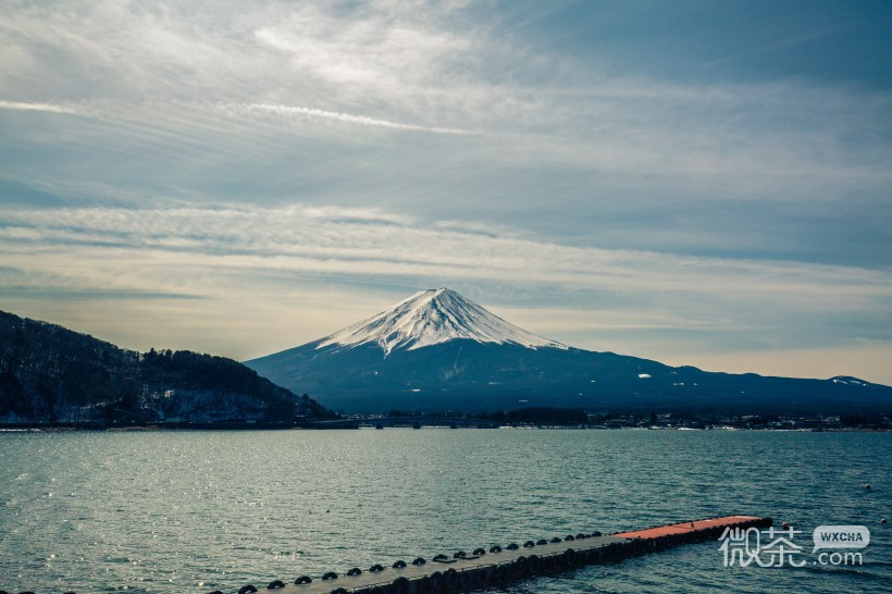 景色宜人的微信富士山唯美摄影图片