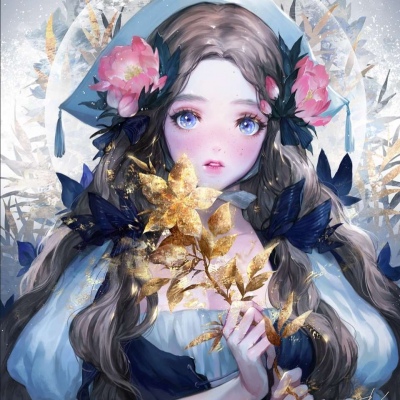 唯美好看的微信二次元女生头像