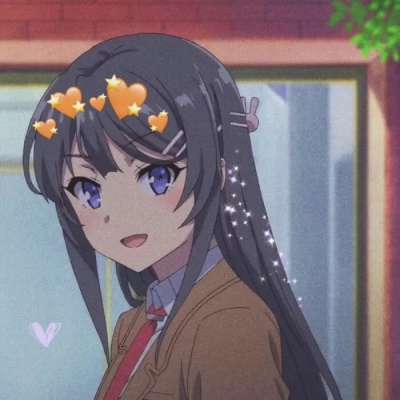 一对两张的微信唯美二次元情侣头像