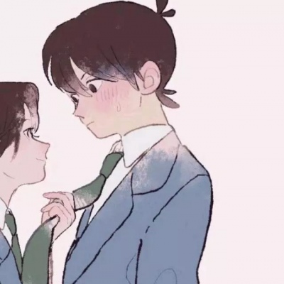 一对两张的微信唯美二次元情侣头像