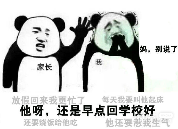 爸妈关于我的介绍系列微信表情包