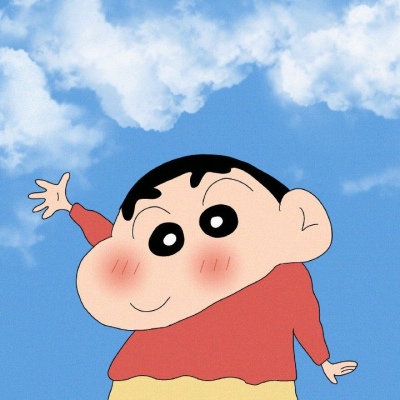 蜡笔小新主题的微信情侣头像合集