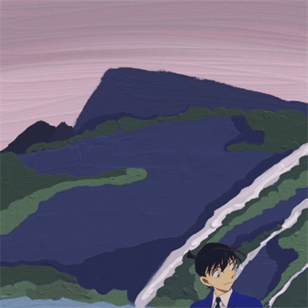 二次元主题的微信情侣牵手图片