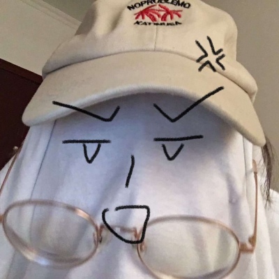 蒙头戴眼镜的微信沙雕恶搞头像图片