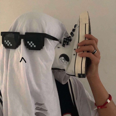 蒙头戴眼镜的微信沙雕恶搞头像图片