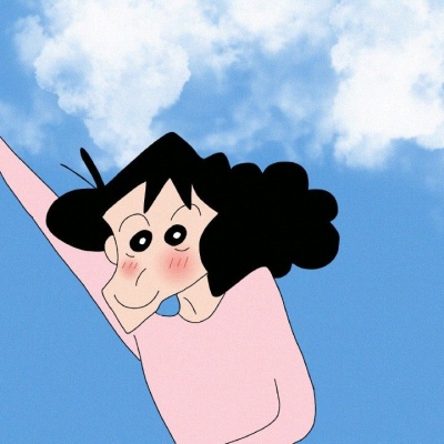 蜡笔小新主题的微信情侣头像合集