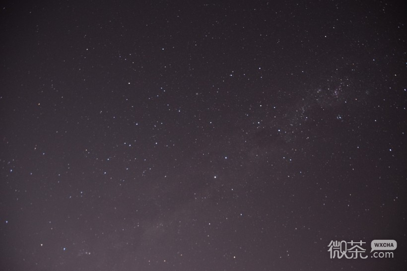 唯美意境的微信星空夜景图片