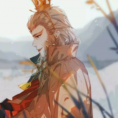 高冷成熟风格的微信动漫情侣头像