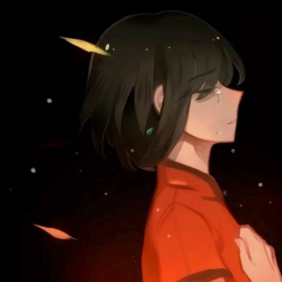 高冷成熟风格的微信动漫情侣头像