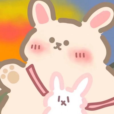 一对两张的微信卡通熊情侣头像