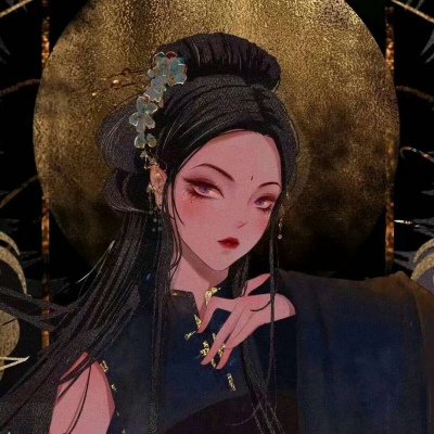 高冷成熟风格的微信动漫情侣头像