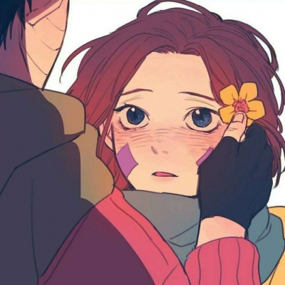 高冷成熟风格的微信动漫情侣头像