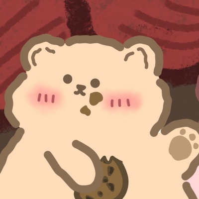 一对两张的微信卡通熊情侣头像