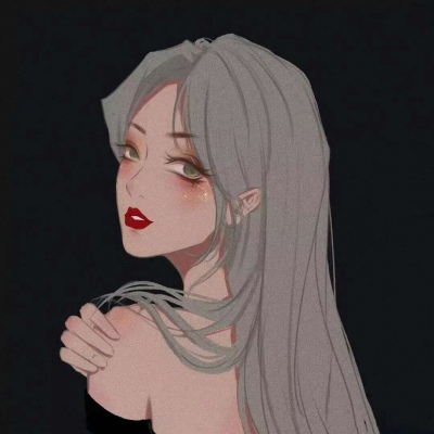 高冷成熟风格的微信动漫情侣头像