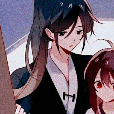 高冷成熟风格的微信动漫情侣头像