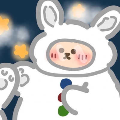 一对两张的微信卡通熊情侣头像