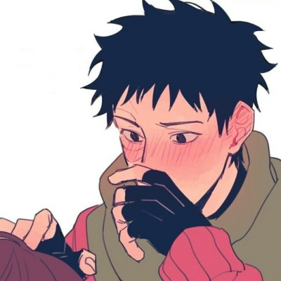 高冷成熟风格的微信动漫情侣头像