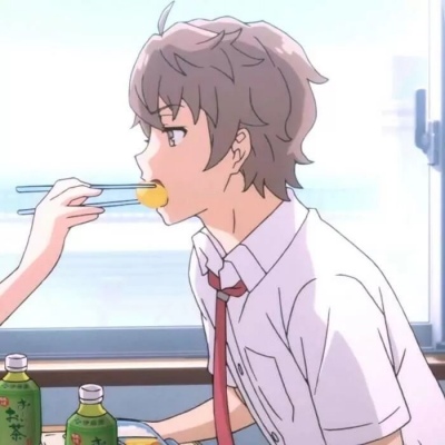 好看有意境的微信二次元情侣头像