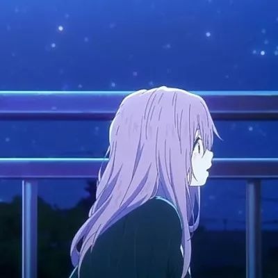 好看有意境的微信二次元情侣头像