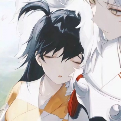 好看有意境的微信二次元情侣头像