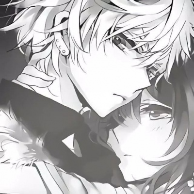 好看有意境的微信二次元情侣头像