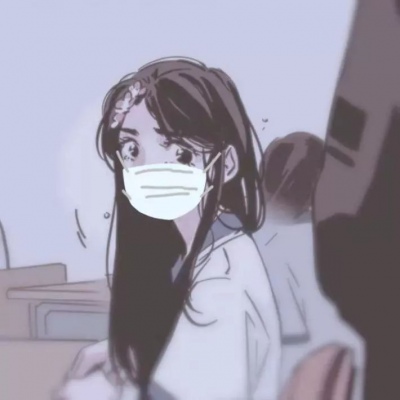 好看有意境的微信二次元情侣头像