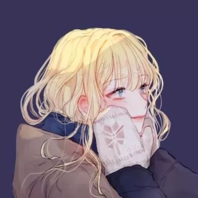 好看有意境的微信二次元情侣头像