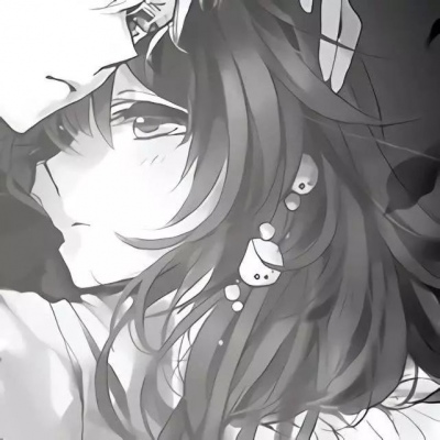 好看有意境的微信二次元情侣头像