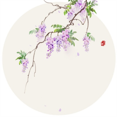 唯美好看的微信手绘花朵头像