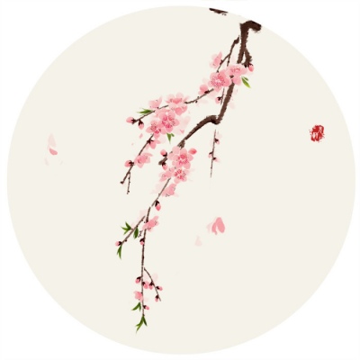 唯美好看的微信手绘花朵头像