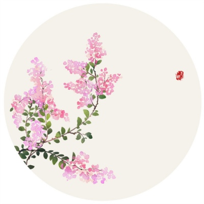 唯美好看的微信手绘花朵头像