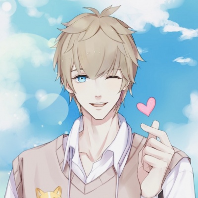 帅气小清新风格的微信二次元男生头像