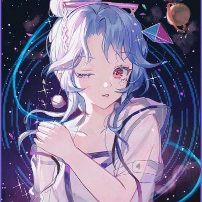 唯美好看的微信动漫闺蜜头像