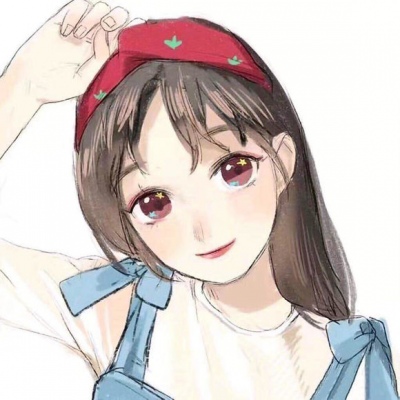 唯美好看的微信动漫闺蜜头像