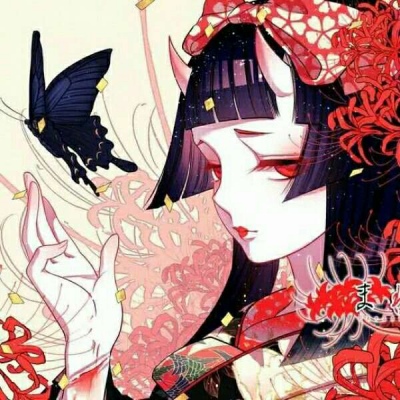 唯美百合风的微信二次元情侣头像