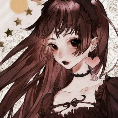 唯美百合风的微信二次元情侣头像