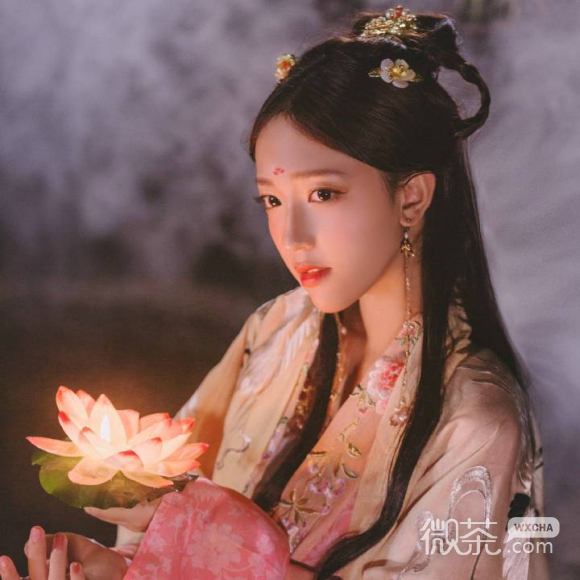 唯美迷人古风女生头像