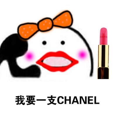 可爱搞笑的微信小仙女买口红表情包
