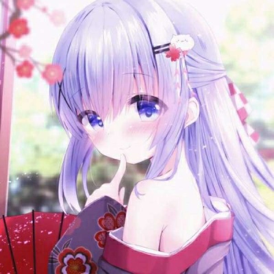 唯美治愈系的微信二次元女生头像