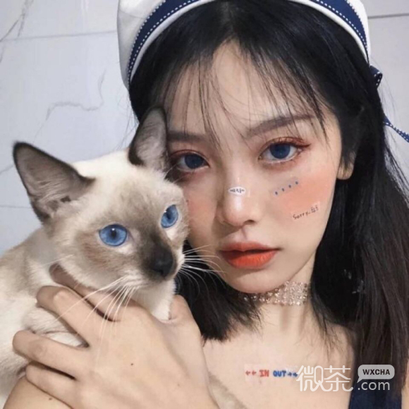 清新可爱长发性感女生头像
