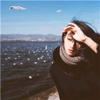 唯美小清新背景的微信女生头像