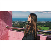 唯美小清新背景的微信女生头像