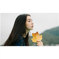 唯美小清新背景的微信女生头像