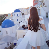 唯美小清新背景的微信女生头像