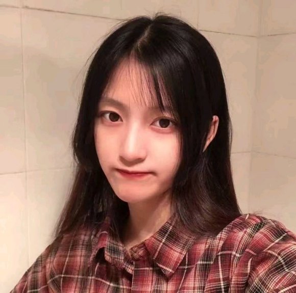 清纯长发漂亮微信女生头像