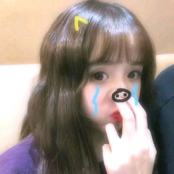 清纯长发漂亮微信女生头像
